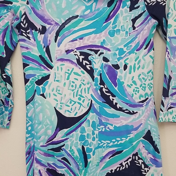 Lilly Pulitzer Hollee Dress Alotta Colada XXS - Picture 3 of 7